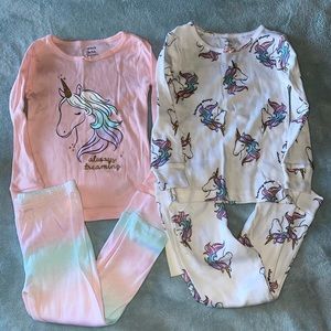 Carter’s Toddler Unicorn Pajama sets